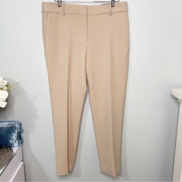 Talbots Hampshire Ankle Pant Straight Leg Dress Pants Tan 14 Nwt - Picture 6 of 11